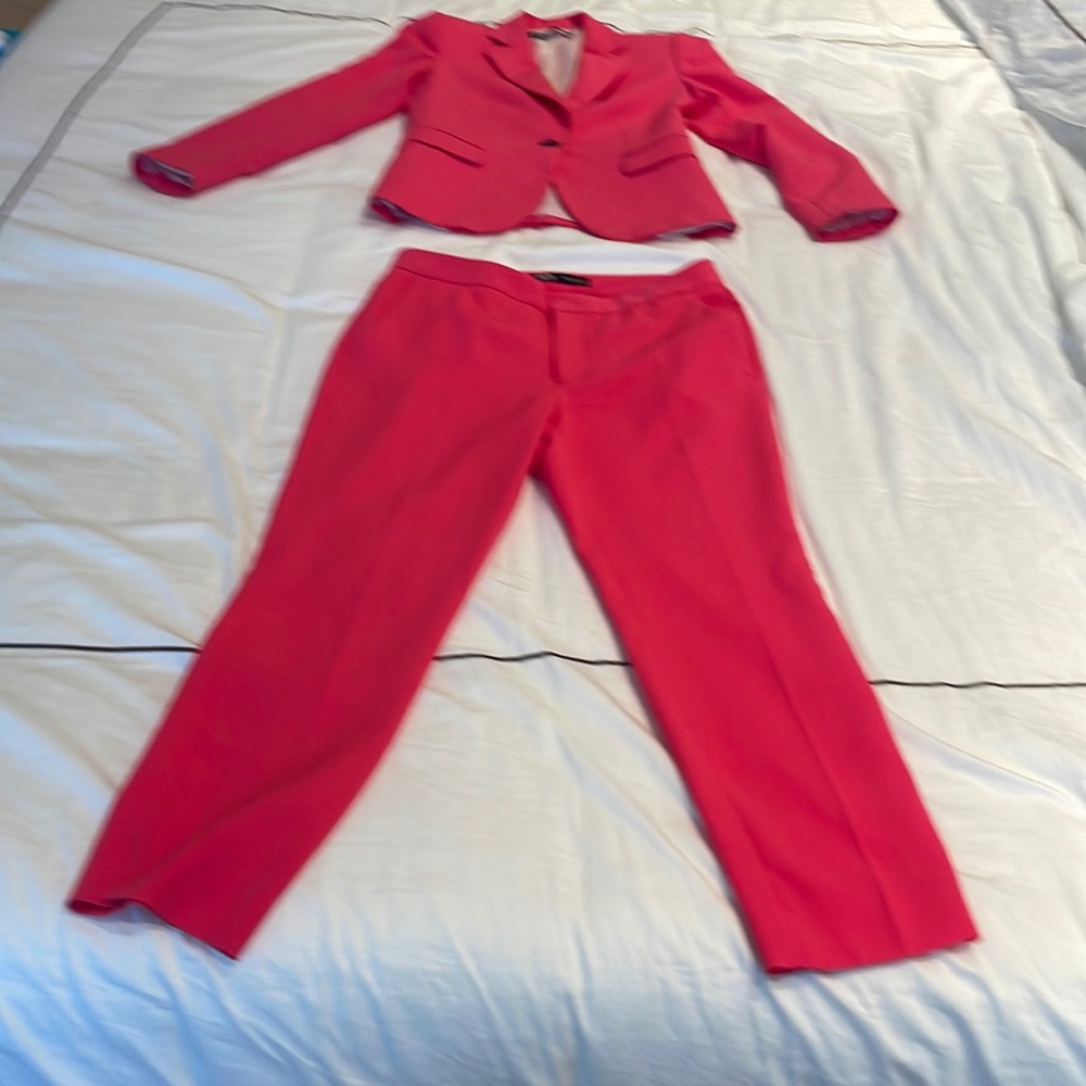 Barbie Pink Zara 2 piece blazer and pants size 4